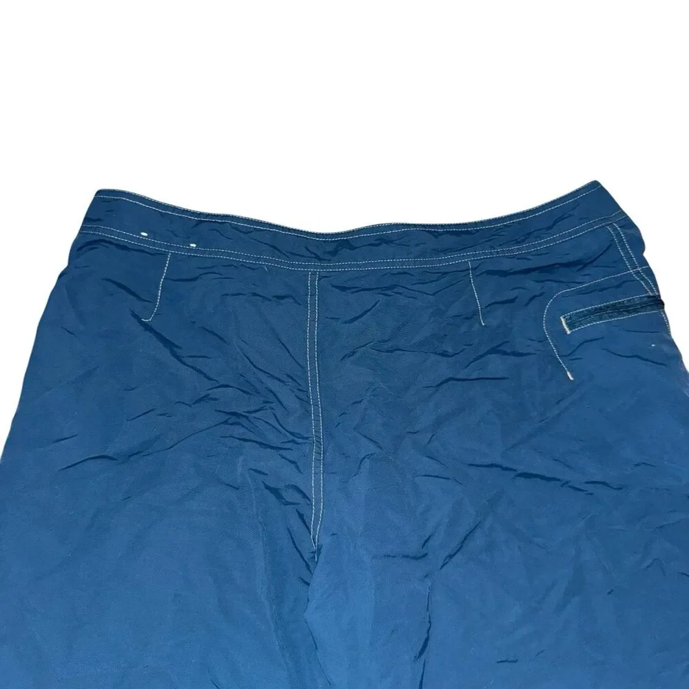 Patagonia Minimalist Wavefarer Board Shorts Blue Nylon Men Size 35 Summer - Picture 9 of 10